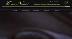 Desktop Screenshot of fatimanordquist.com